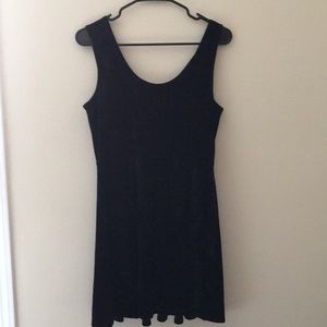 Velvet black dress
